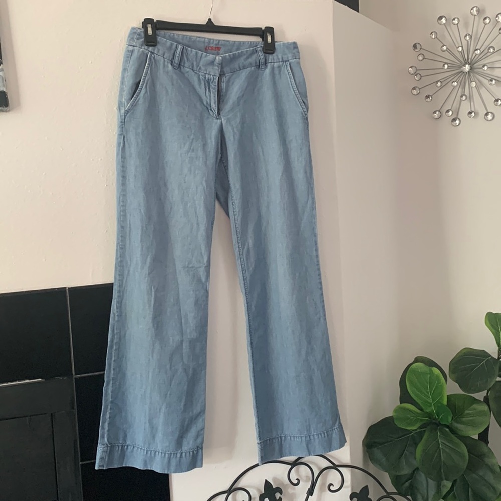 City Fit Chambray Trousers